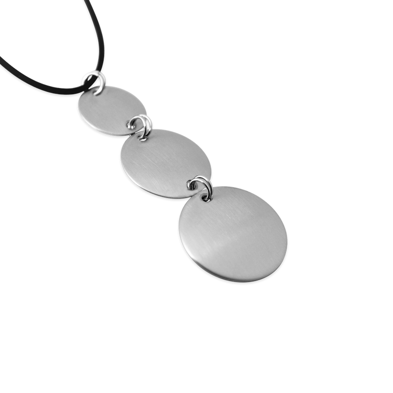 Pohjolan Helmi - Trioli Necklace, Brushed