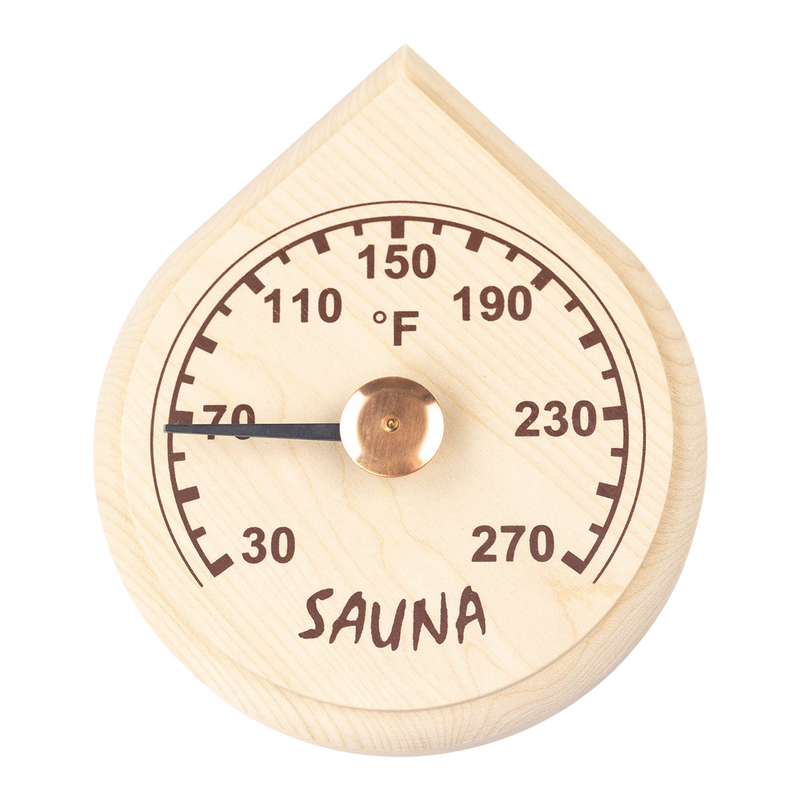 Raindrop Sauna Thermometer