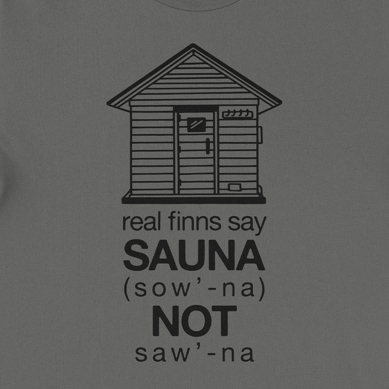 Real Finns Say Sauna T-Shirt design