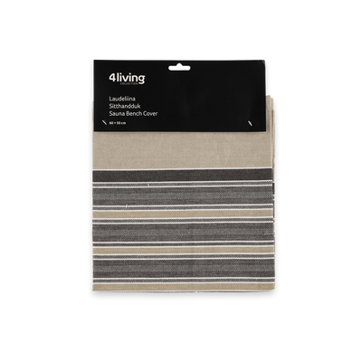 4living Stripes Sauna Cotton Seat Cover