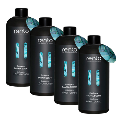 Rento Sauna Scent Eucalyptus, 4 Pack