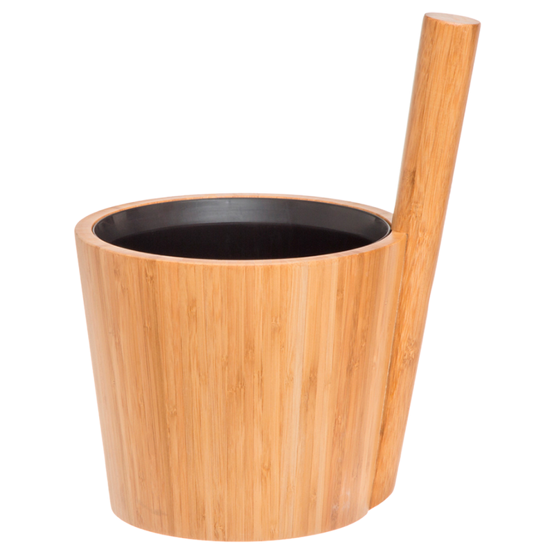 Rento Bamboo Sauna Bucket w/ Liner