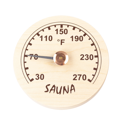 Round Sauna Thermometer