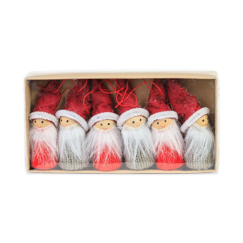 Tomte Ornaments Boxed Set (6pc)