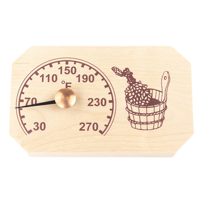 Rectangular Sauna Thermometer