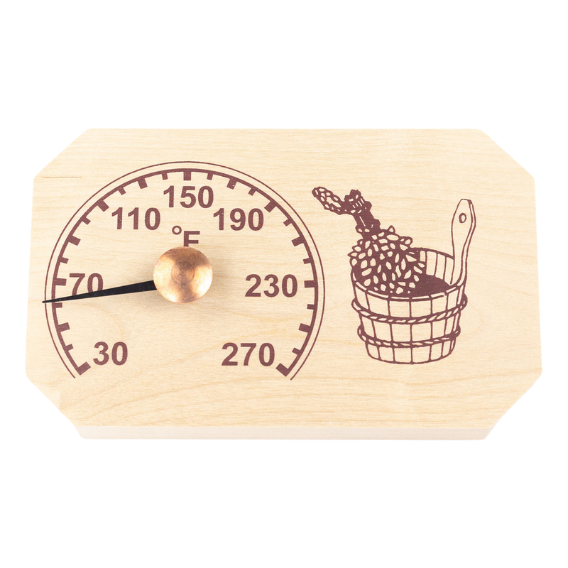 Rectangular Thermometer Rectangular Sauna Thermometer – Touch of Finland