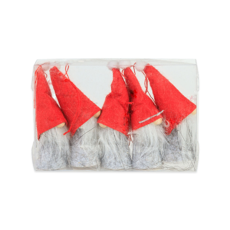 Tomte Ornaments (5 Pack)