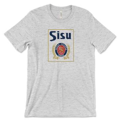 Sisu Beer T-Shirt design on grey shirt