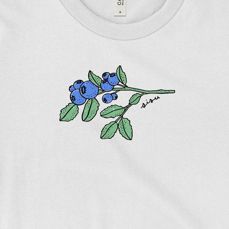 artwork of blueberry sisu t shirt
