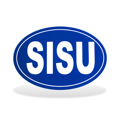 Oval SISU Bumper Sticker