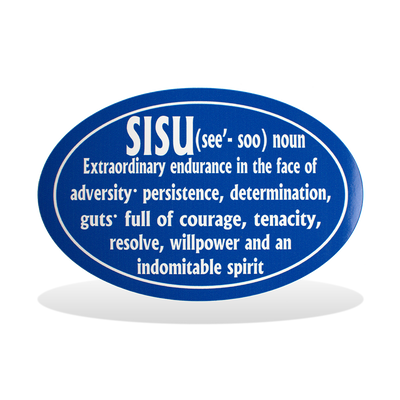 Oval SISU Definition Bumper Sticker