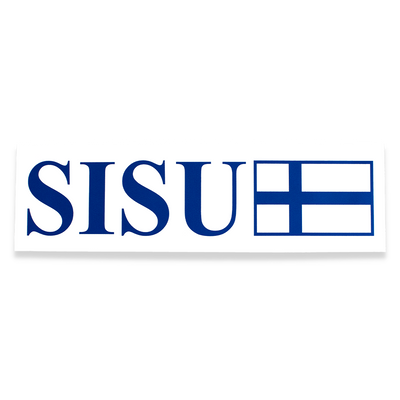 SISU Flag Bumper Sticker