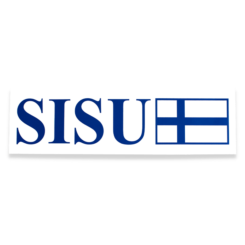 Sisu Button SISU Flag Bumper Sticker – Touch of Finland