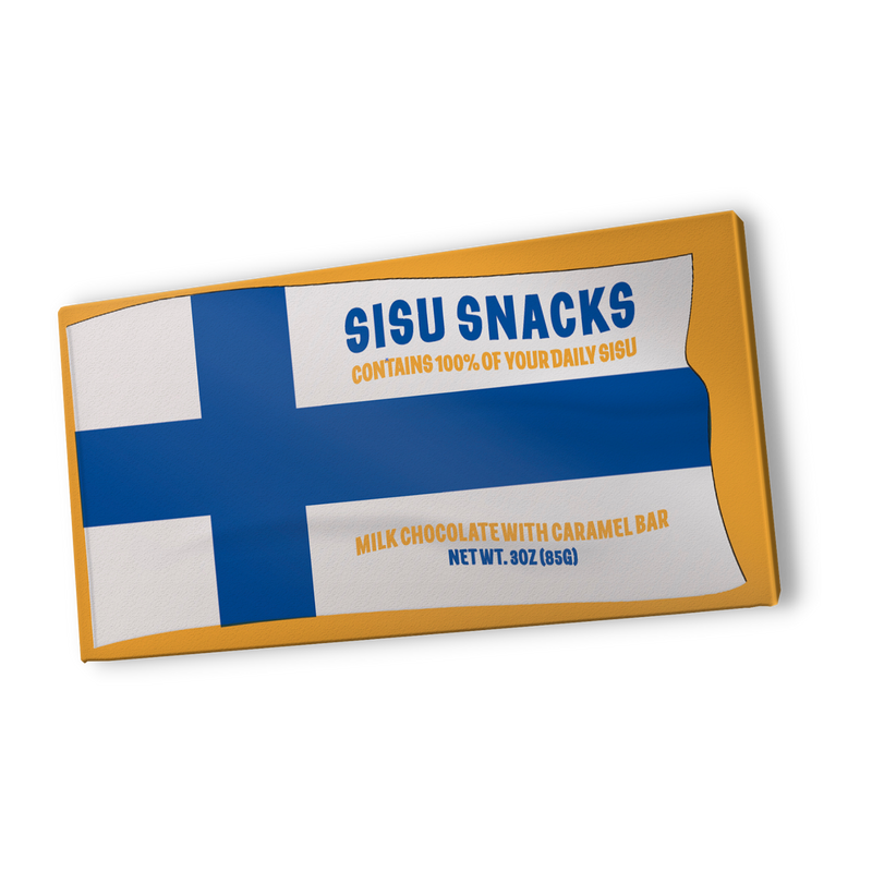 Sisu Snacks Milk Chocolate with Caramel Bar