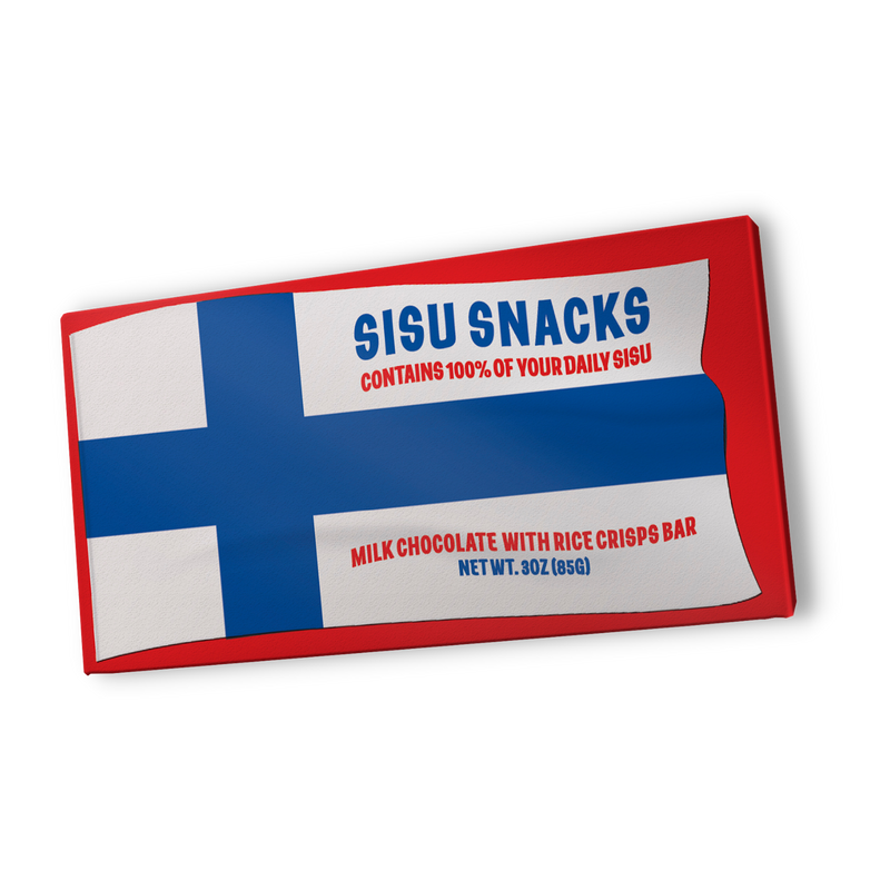 Sisu Snacks Milk Chocolate with Rice Crisps Bar