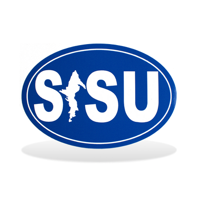 Oval SISU UP Bumper Sticker