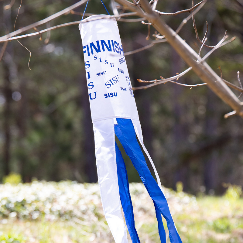 Finnish SISU Windsock 60" dancing in wind