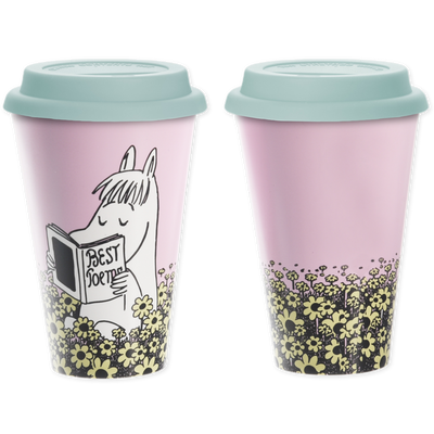 Front and back of Snorkmaiden Take Away Mug