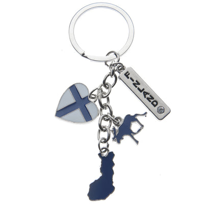 Finland Symbols Keychain