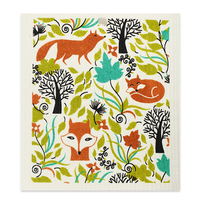 Swedish Dishcloth - Autumn Fox