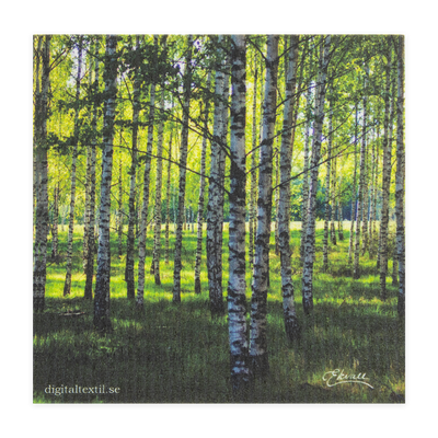 Swedish Dishcloth - Birch Tree Forest