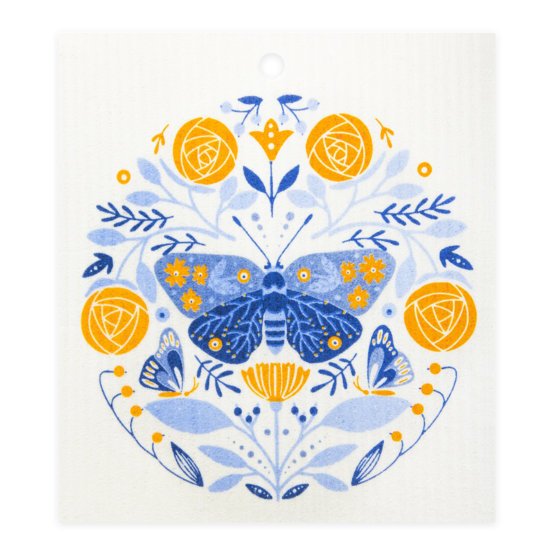 Swedish Dishcloth - Butterflys