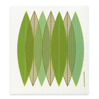 Swedish Dishcloth - Green Blades