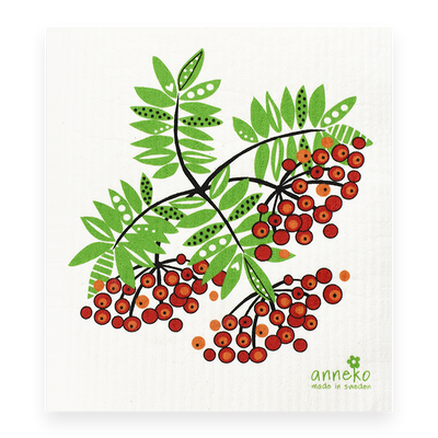 Swedish Dishcloth - Lingonberries