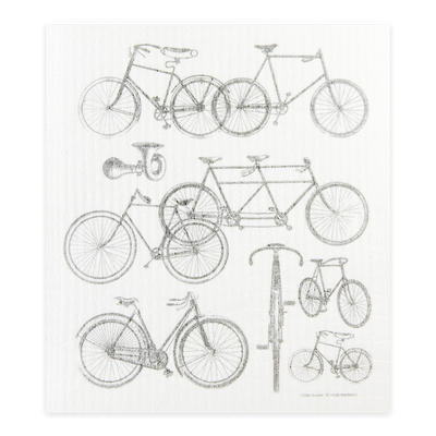Swedish Dishcloth - Bicycles