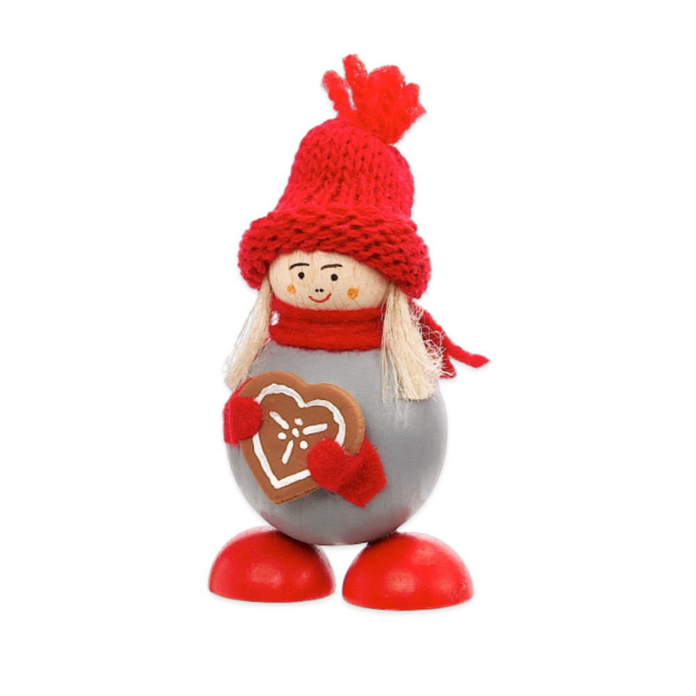 Maiju with Gingerbread Heart Tonttu – Touch of Finland