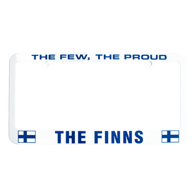 The Few, The Proud, The Finns License Plate Frame
