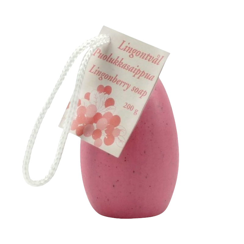 Vaasan Lingonberry Soap w/ Rope