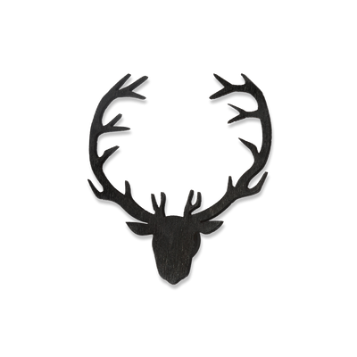 Valona Birch Reindeer Magnet, Black