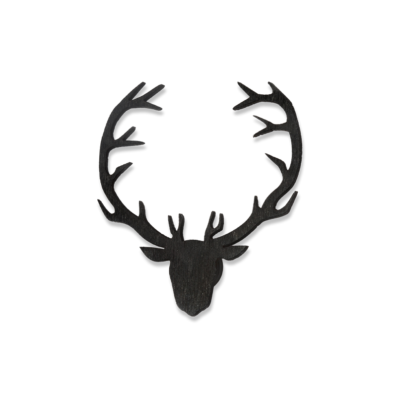Valona Birch Reindeer Magnet, Black