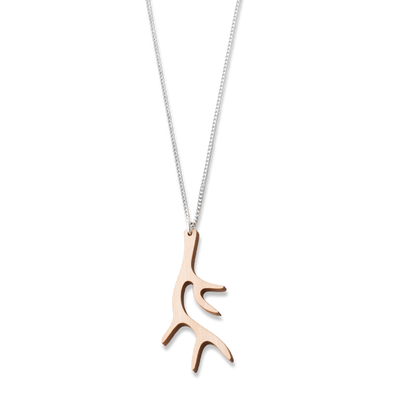 Valona Antler Birch Necklace, Natural