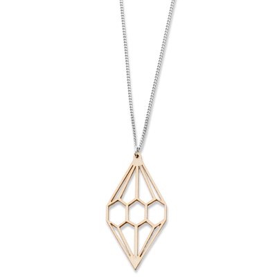 Valona Diamond Birch Necklace, Natural