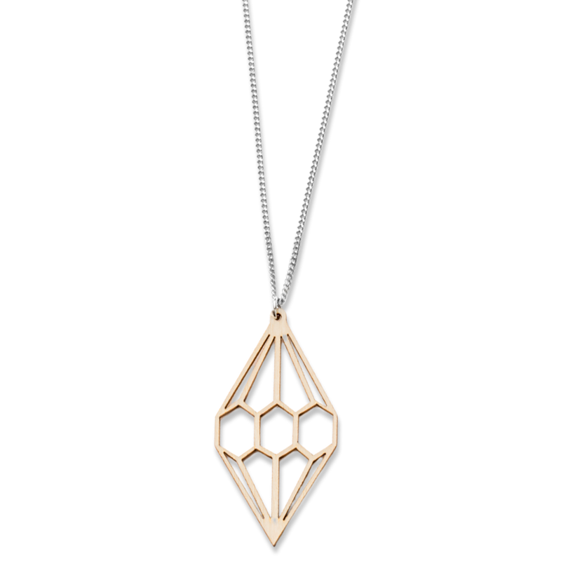 Valona Diamond Birch Necklace, Natural