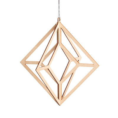 Valona Birch Himmeli Crystal Decoration, Natural