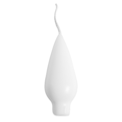 Danish Drop Candle White